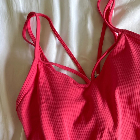 🆕💕 Lululemon Align Strappy Ribbed Tank - Glaze Pink - Picture 2 of 9
